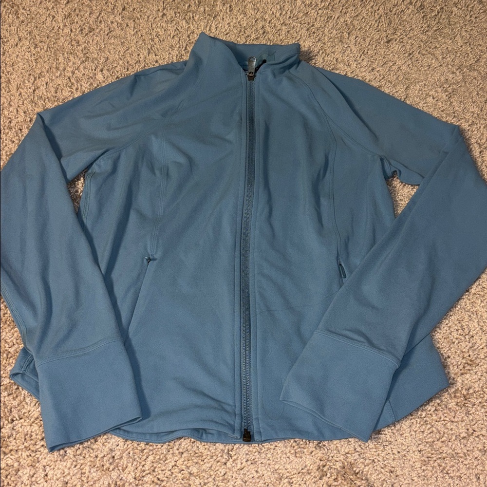 Athleta Salutation Jacket Light Blue S/657490 - Picture 2 of 4